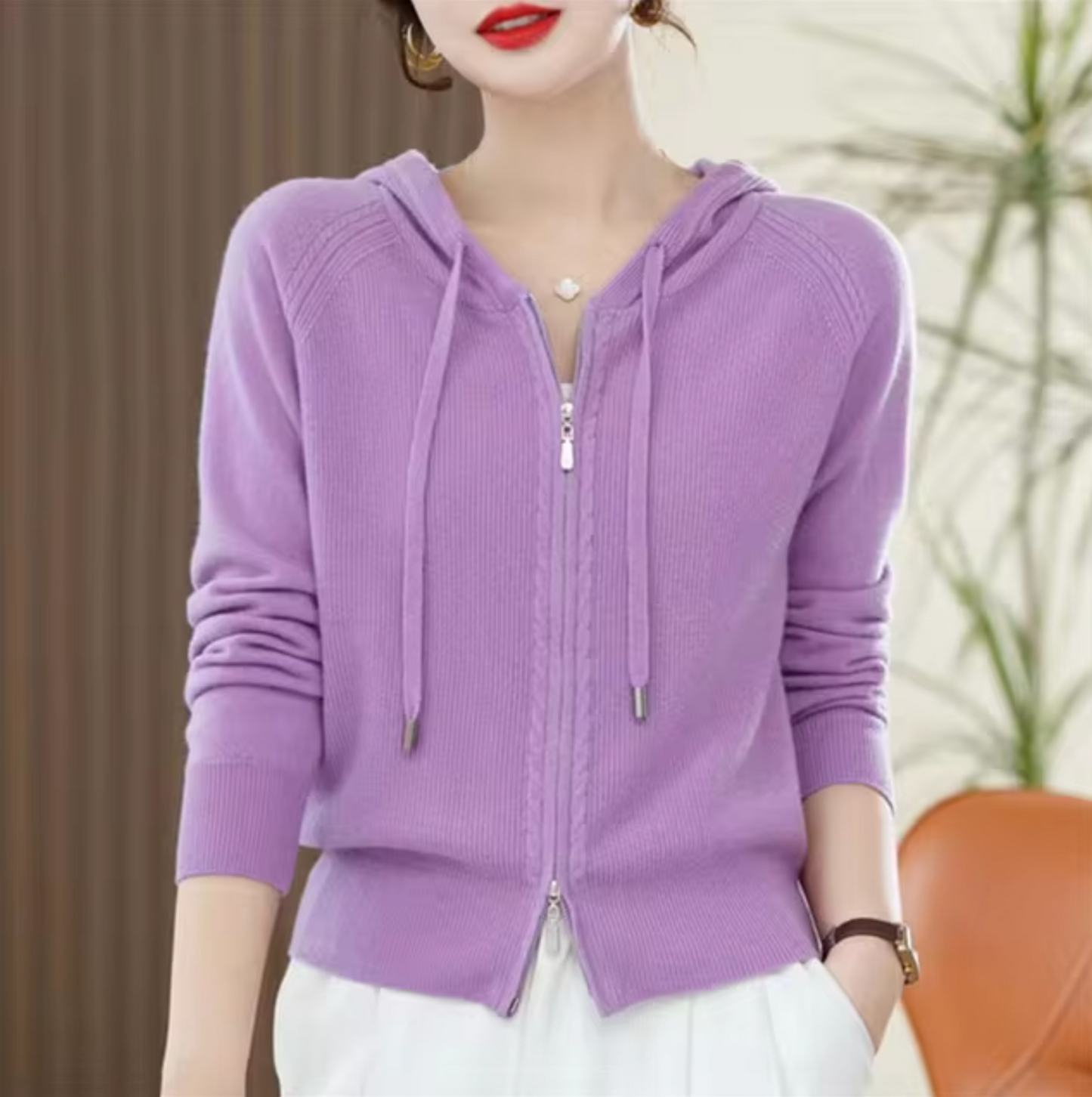 Women's Soft Cashmere Hoodie