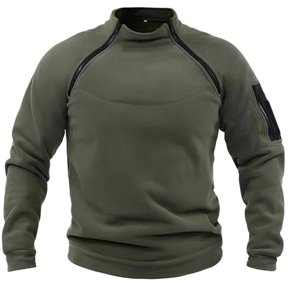Men's Tactical Outdoor Fleece Pullover