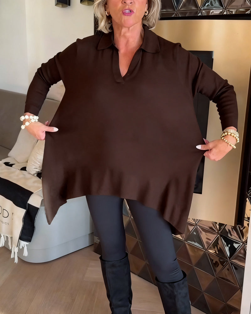 Elegant Blouse Long-Sleeve Top