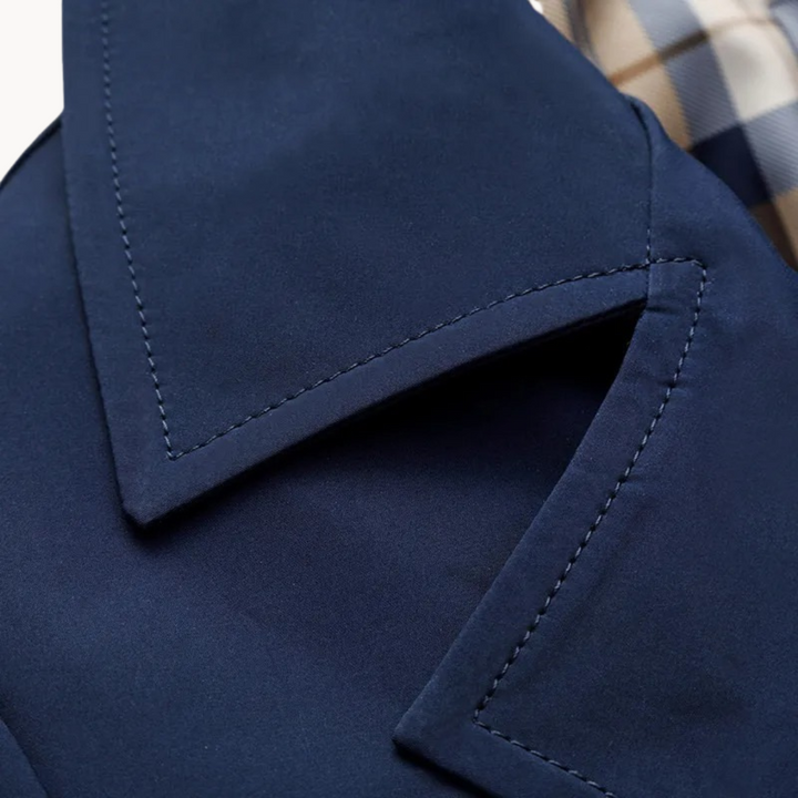 Herren Trenchcoat Robust Wasserdicht Modern Design - IdealeKleiden