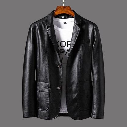 Lederjacke Herren Modern Bikerstil - IdealeKleiden