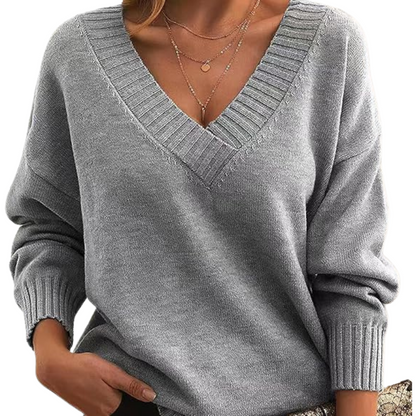 Stylish V-Neck Sweater for Women