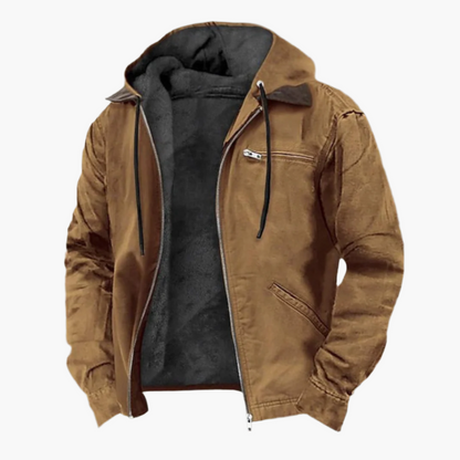 Stylische Freizeitjacke mit Kapuze und Reißverschluss
