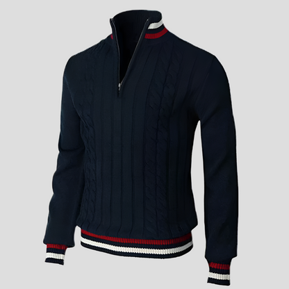 Stylish Men's Cardigan with Zipper Modern