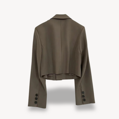 Moderne Damen Blazer Kurz - IdealeKleiden