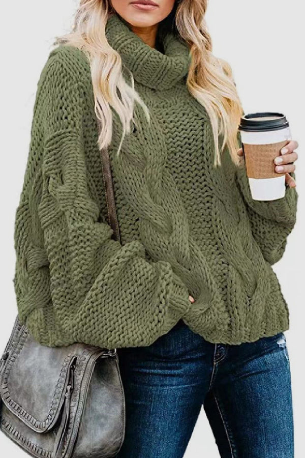Elegant Cashmere Turtleneck Sweater Winter