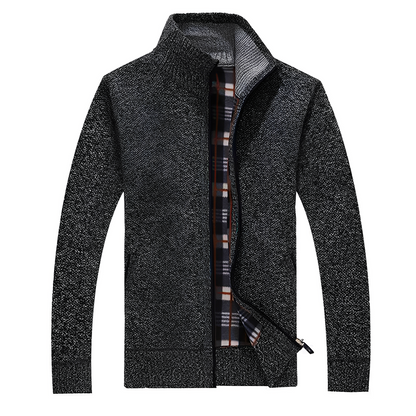 Stylish Men's Cardigan Soft Fleece