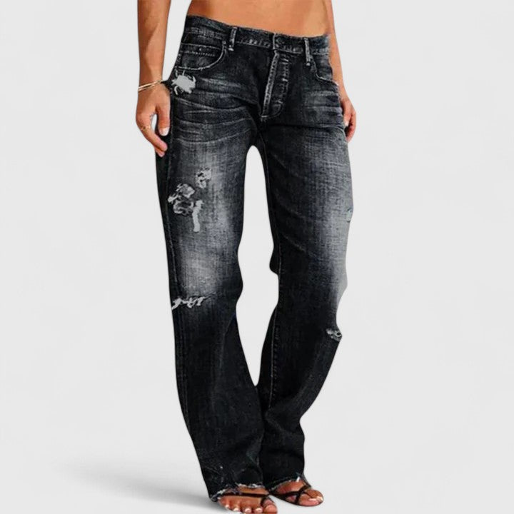 Women's Vintage Jeans Loose Fit Washed Out