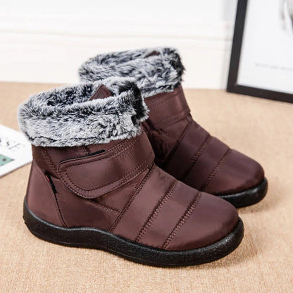 Women's Waterproof Rabbit Fur Boots
