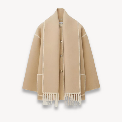 Women's Plus Size Cape Coat