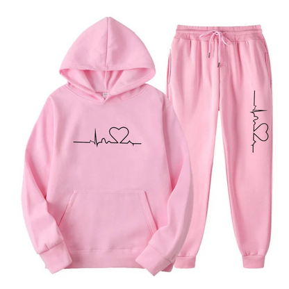 Women's Logo Tracksuit Hoodie Set