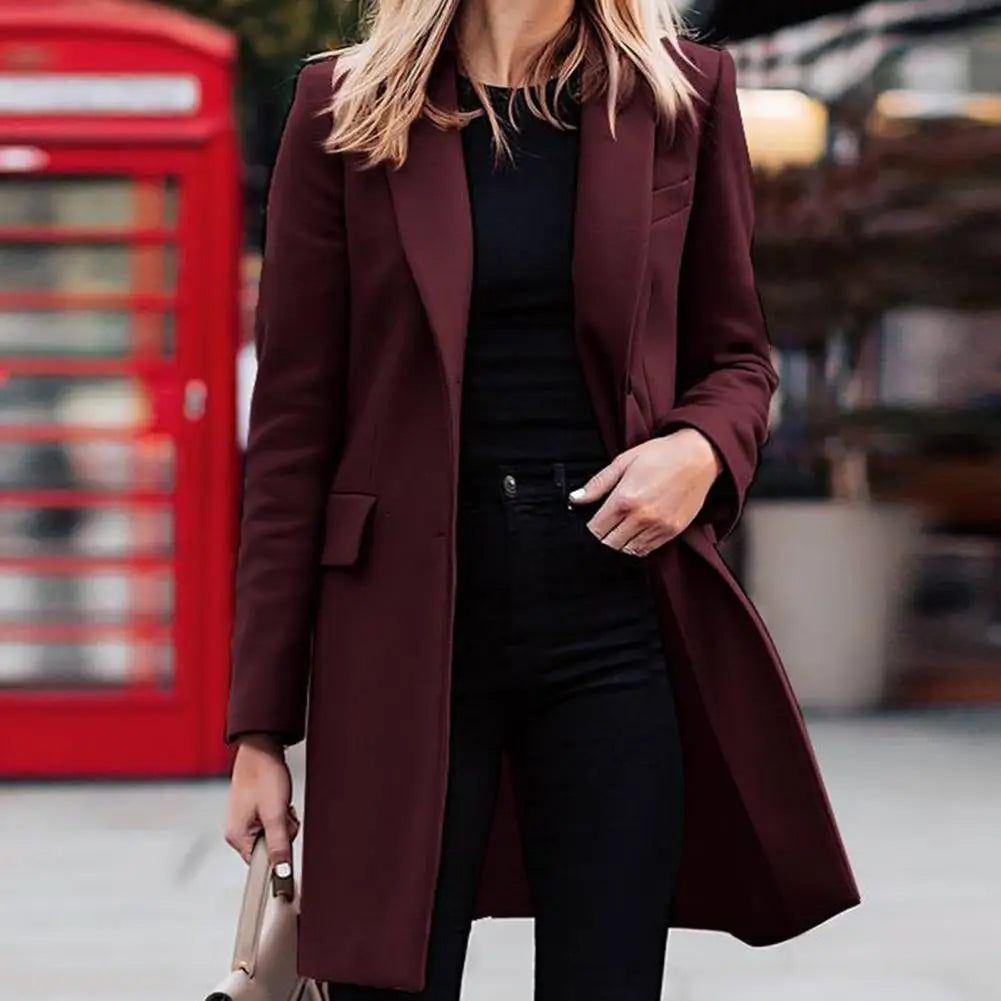 Boho Chic Women's Winter Trench Coat