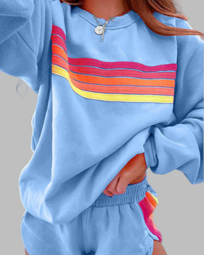 Striped Women's Pajama Set