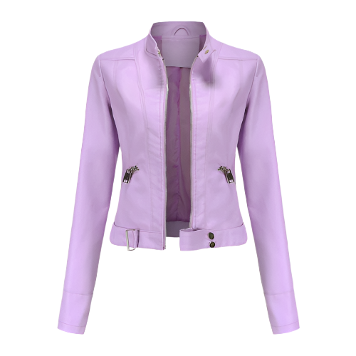Women's Leather Jacket Modern Chic