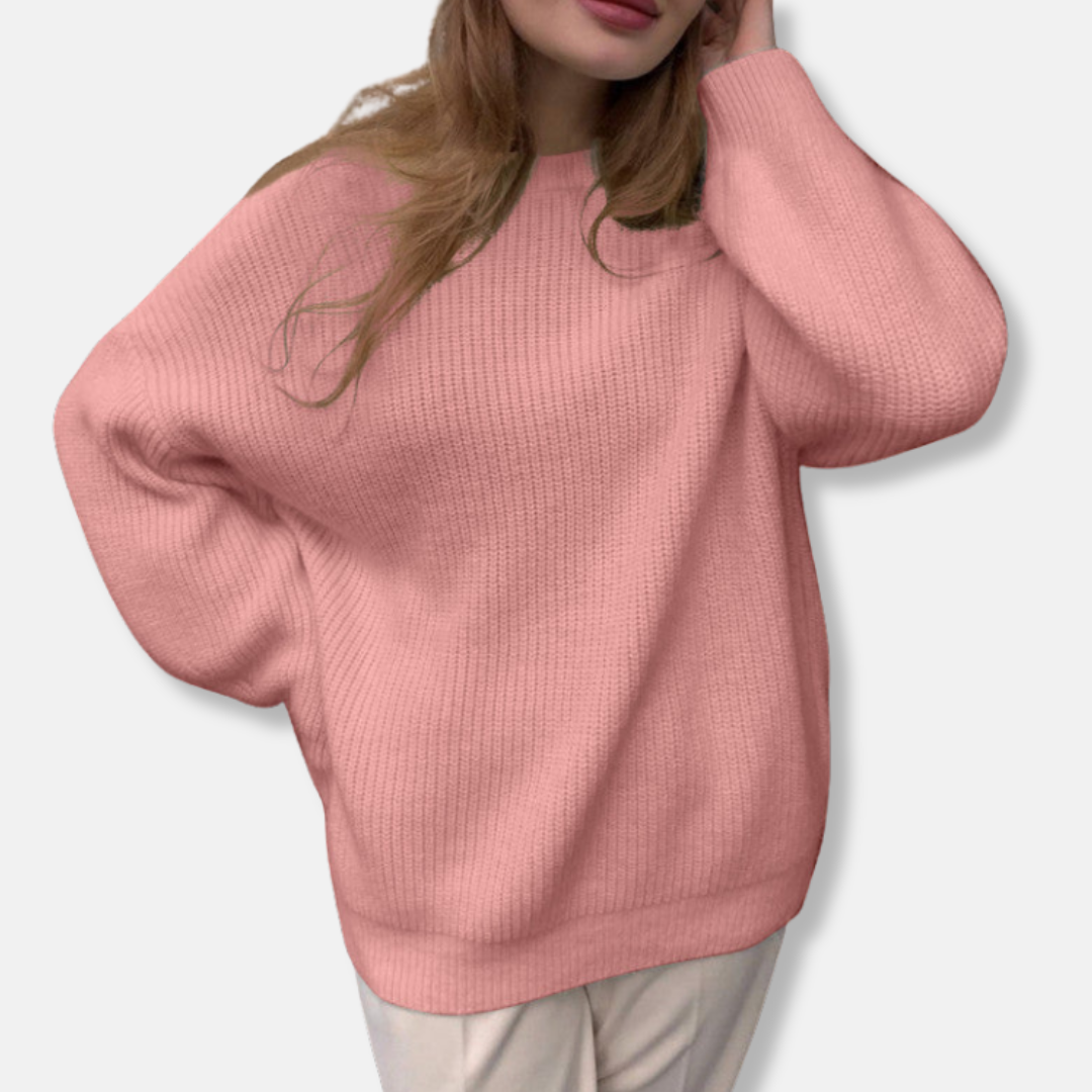 Soft Knit Plus Size Long Sleeve Dress