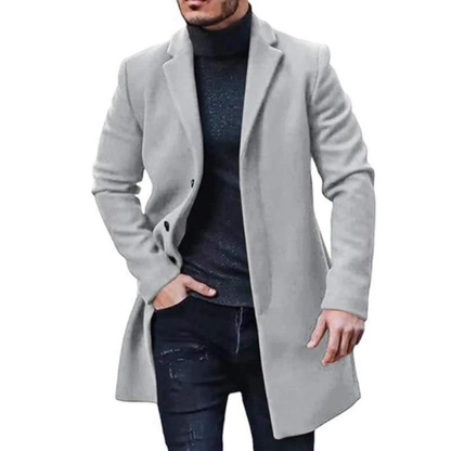 Men's Wool Coat Warm Elegant