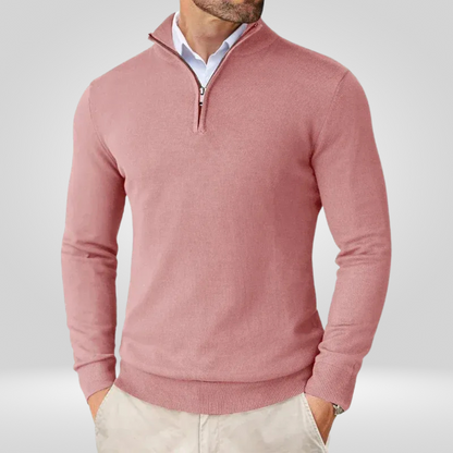 Men's Slim Fit Zip Sweater