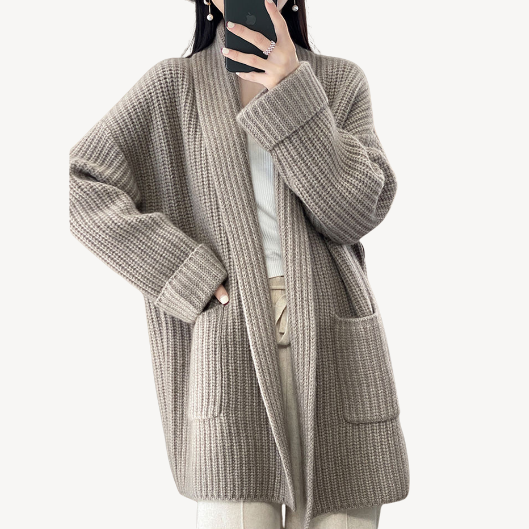 Women's Long Elegant Knitted Sweater