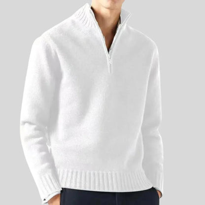 Luxury Men's Half-Zip Pullover