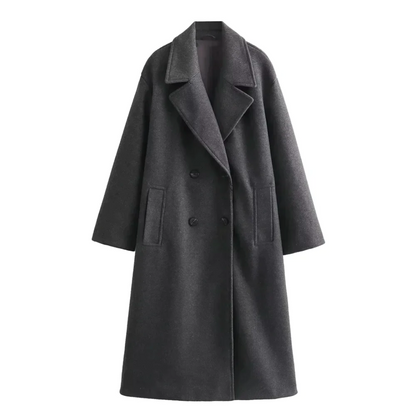 Elegant winter coat women's scarf