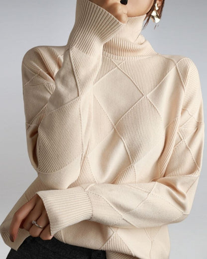 Elegant Turtleneck Sweater Modern Style