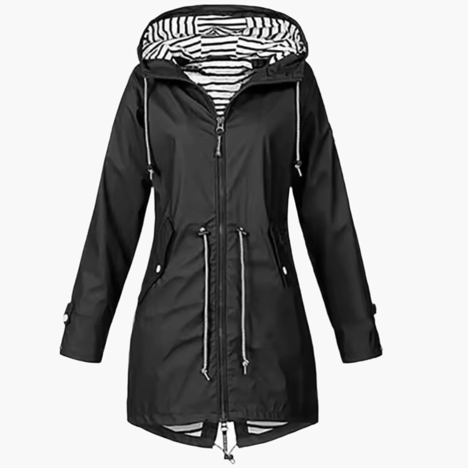 Wasserdichte Regenjacke mit Kapuze für Outdoor - IdealeKleiden