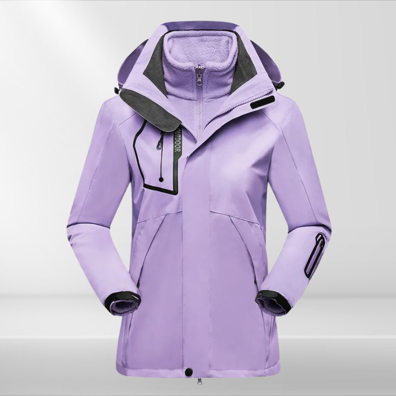 Practical 3-in-1 Women's All-Weather Jacket