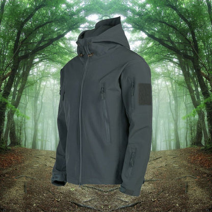 Men's Winter Softshell Hooded Jacket