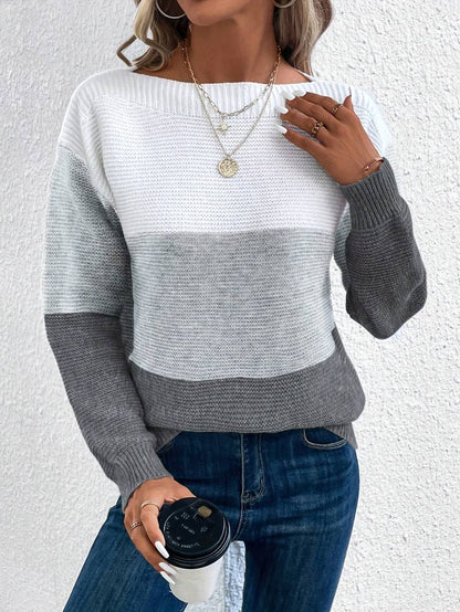 Lyra – Stylish Modern Round Neck Jumper