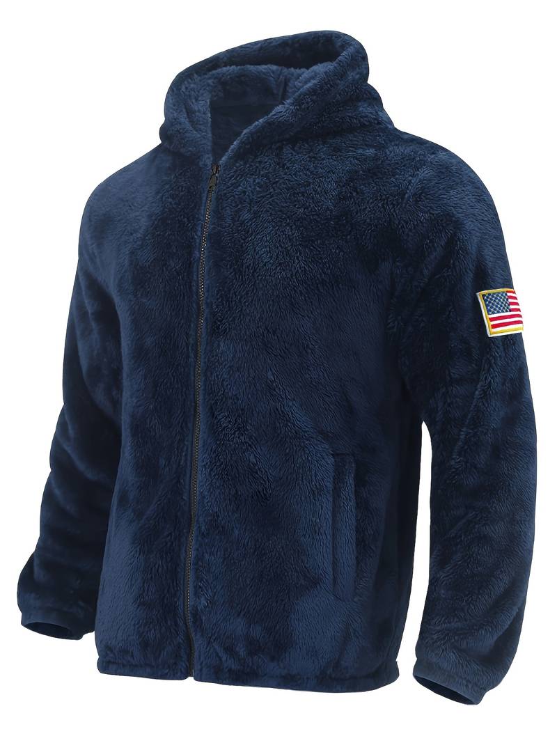 Men's Winter Jacket Warm ZIP Up American Style