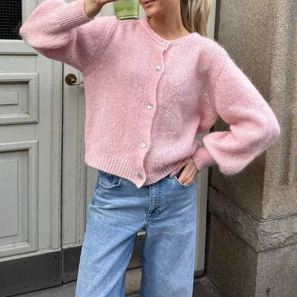 Women's Sweater Button-Up Elegant