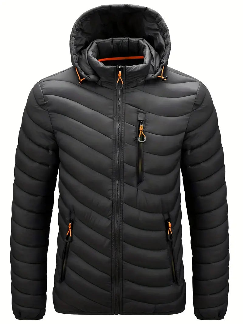 Herren Winterjacke Leicht Isoliert Warm - IdealeKleiden