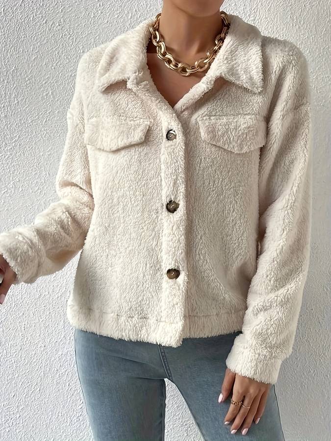 Soft Faux Fur Jacket Casual Warm