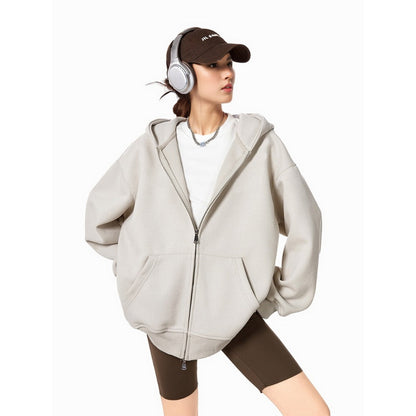 Damen Hoodie mit Reißverschluss Modern