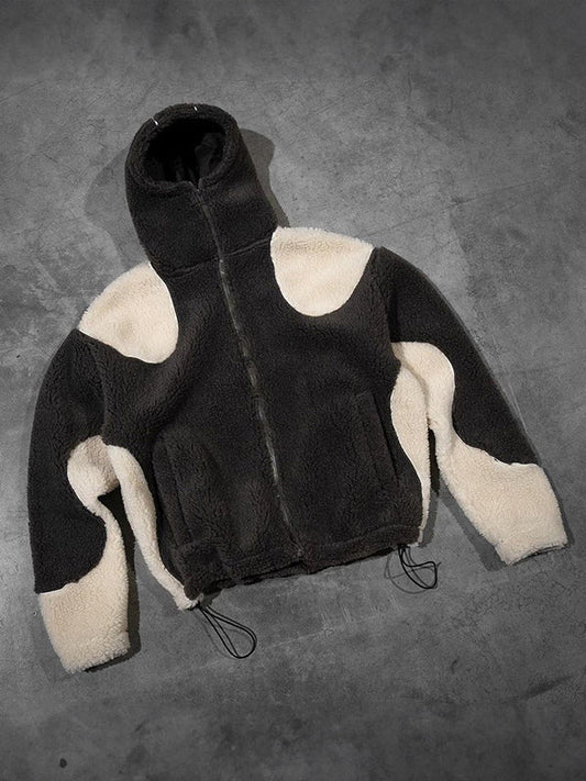 Bunte Oversized Hoodie Lange Ärmel Fleece - IdealeKleiden