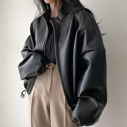 Custom-made Leather Jacket HipHop Style