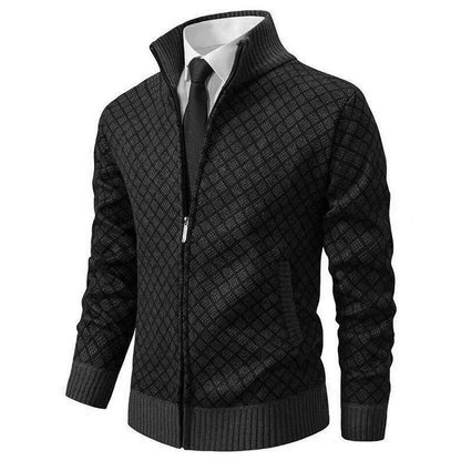 Men's Spring Jacket Zipper Geometric Trendy