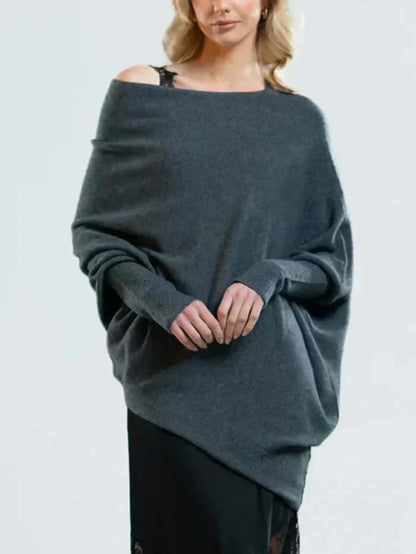 Women's Scarf Knitted Sweater Modern Women