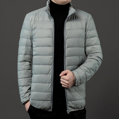 Lightweight Men's Puffer Jacket with Zipper