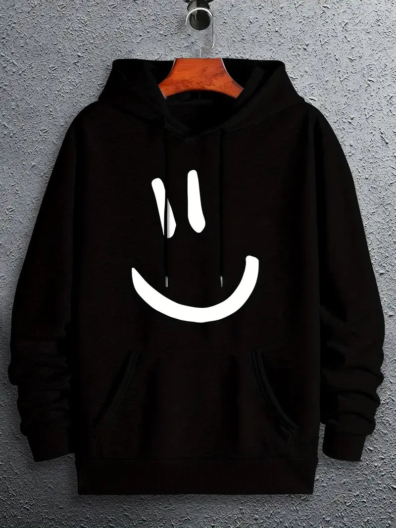 Herren Hoodie Smile Design - IdealeKleiden