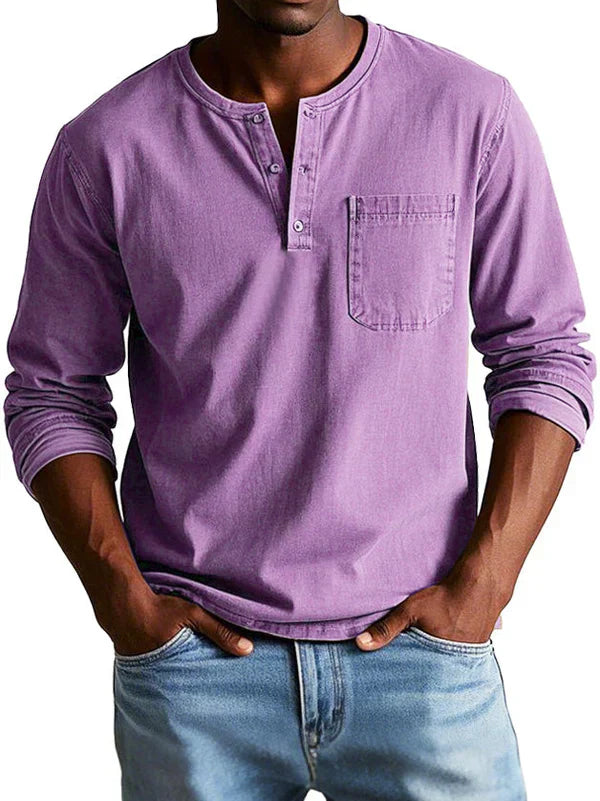 Men's Long-Sleeve Casual Shirt