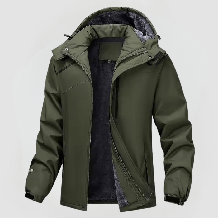 Men's Winter Parka Warm Hooded Zipper