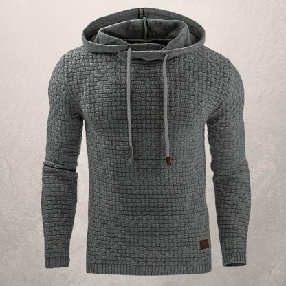 Kapuzenpullover Damen Slim Fit Weich Karomuster Lange Ärmel