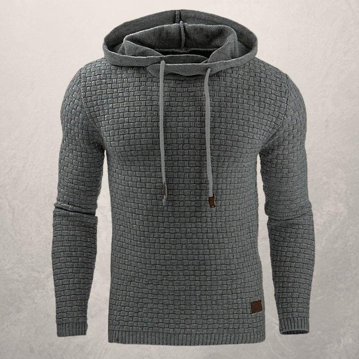 Kapuzenpullover Damen Slim Fit Weich Karomuster Lange Ärmel