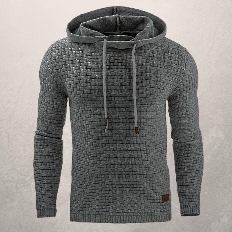 Stylish Hoodie Slim Fit Knit Pattern