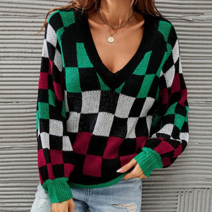 Stylish Sweaters for Women - Modern Contrast Colors