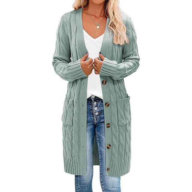 Long Wrap Cardigan for Women, Knit, Elegant Design