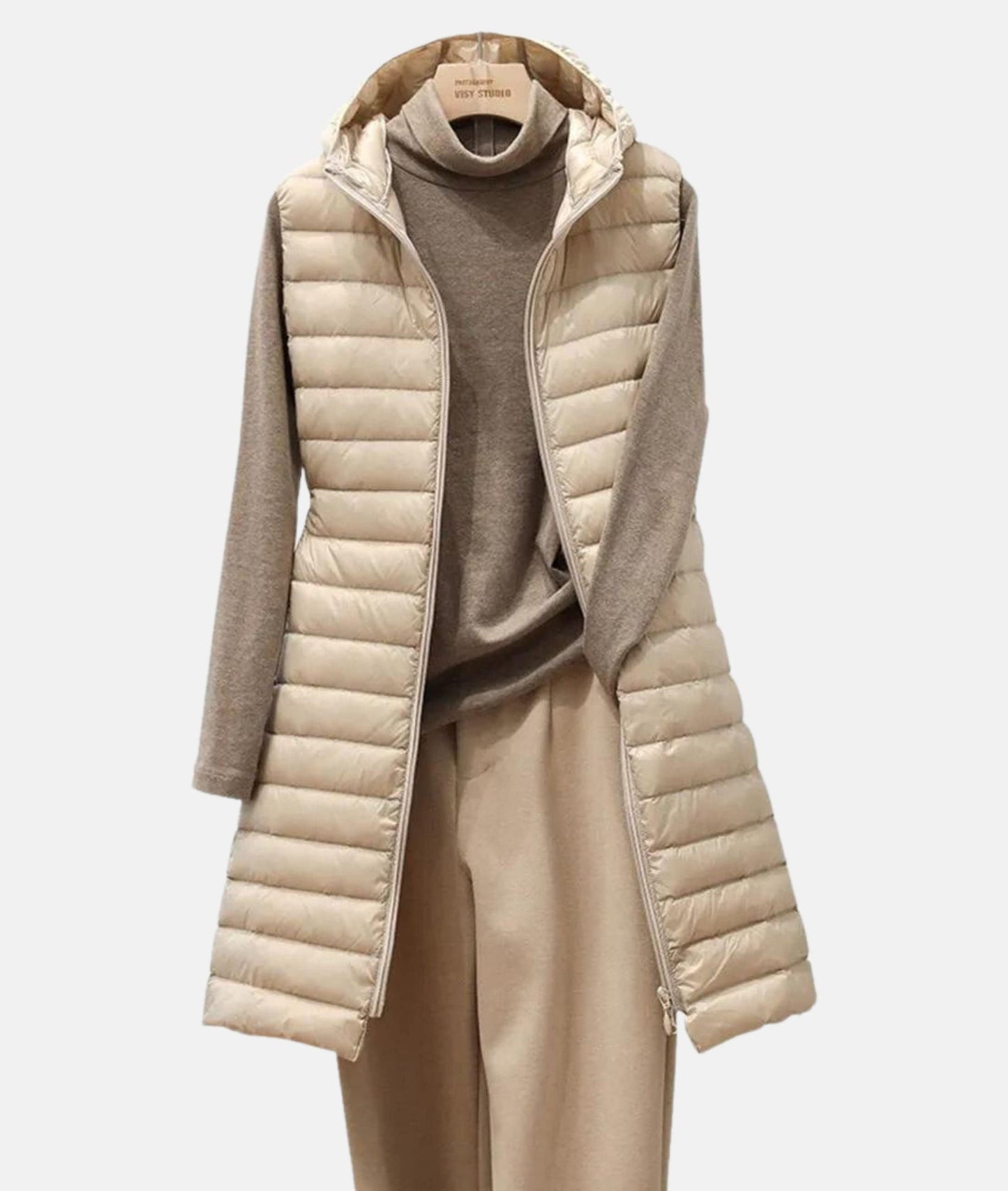 Lightweight Women's Quilted Long Winter Coat