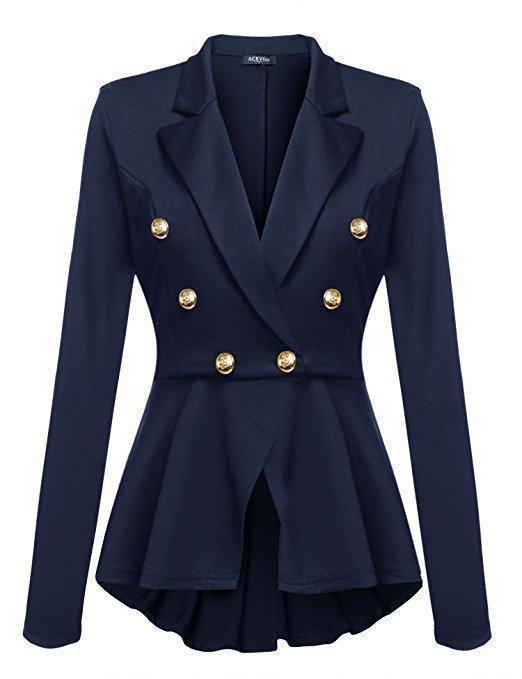 Elegant Women's Classic Lapel Blazer