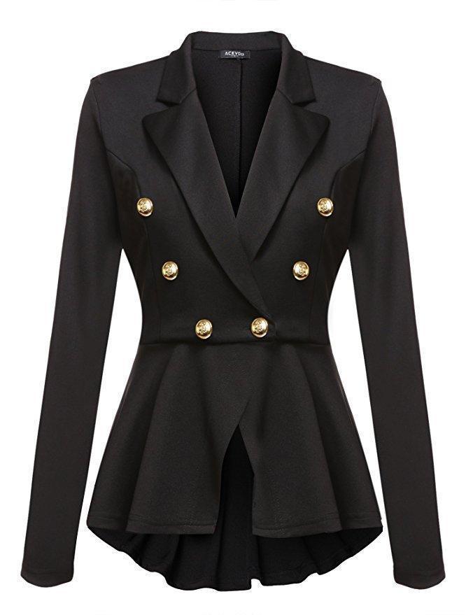 Elegant Women's Classic Lapel Blazer